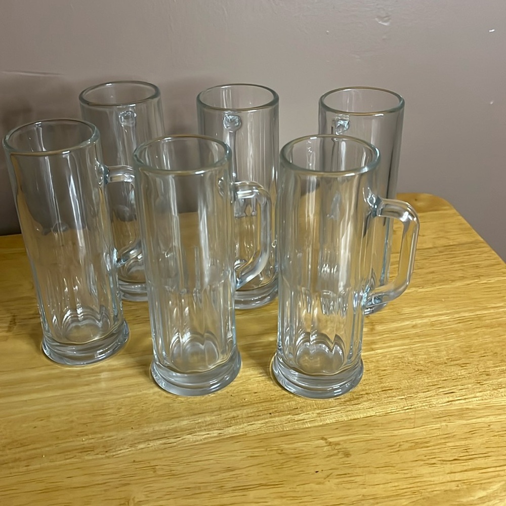 😀Vintage Libby shot shooter glasses set of 6